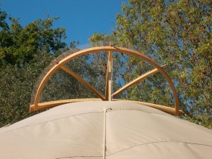 Ouvrant du dôme plexiglas